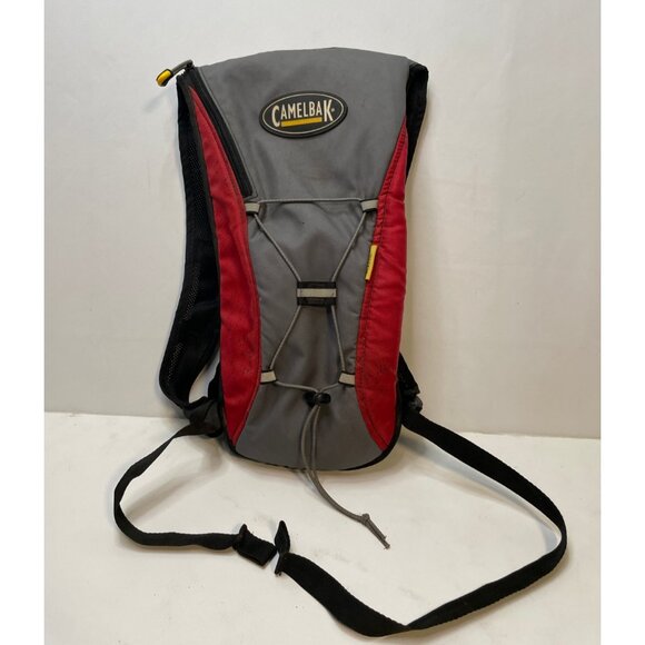 CamelBak Classic hiking backpack bike run hike no bladder 17" x 8" gray red - Picture 9 of 12